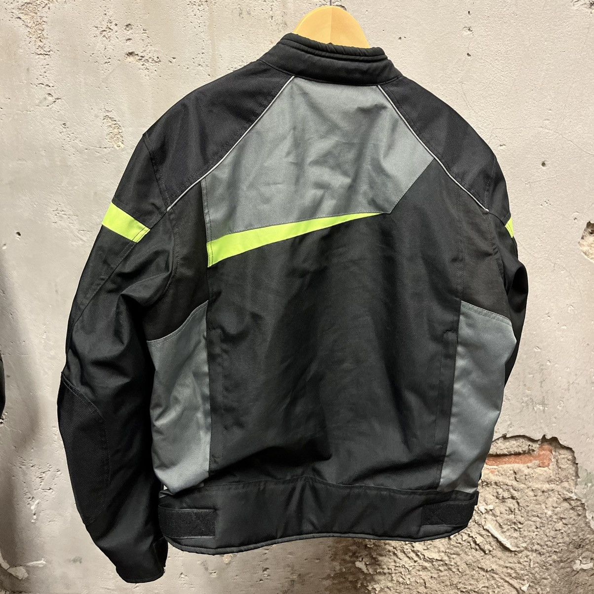 Other Black & Neon Green Colorblock Zip Riding Motorcycle Jacket Size US L / EU 52-54 / 3 - 5 Thumbnail