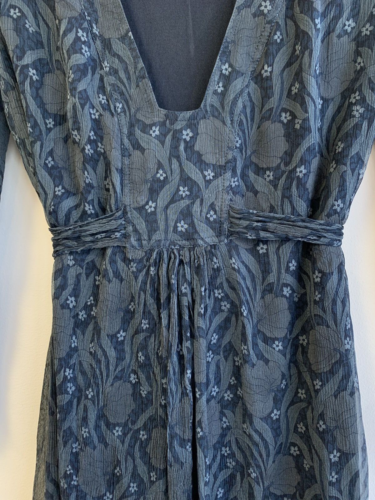 Burberry Burberry Floral Silk Women Dress Size XS / US 0-2 / IT 36-38 - 4 Thumbnail