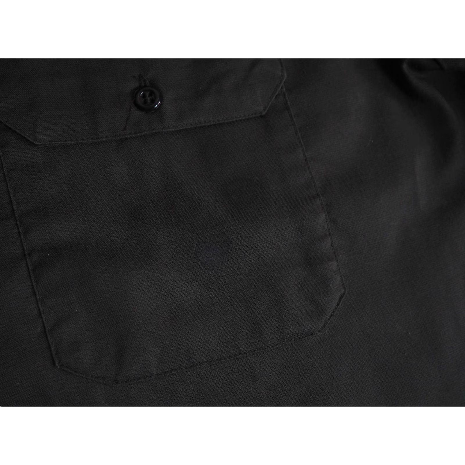 Vintage VTG 60s Big Mac Penneys Dark Green Grunge Crop Button Pocket Shirt Mens L Size US L / EU 52-54 / 3 - 7 Thumbnail