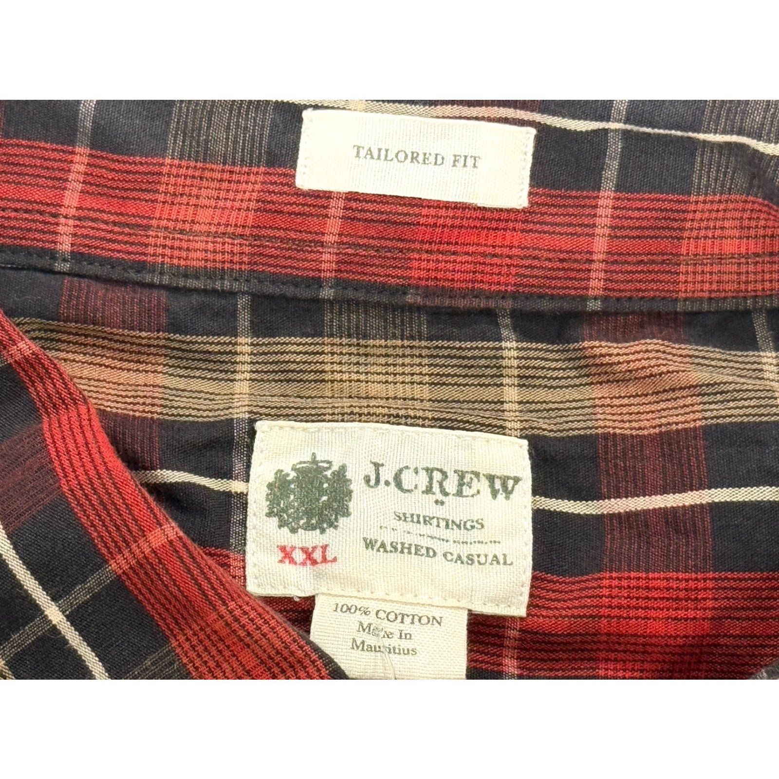 J.Crew J.Crew Tailored Fit Washed Stewart Tartan Plaid Shirt 2XL Multicolor Button-Up Mens Size US XXL / EU 58 / 5 - 4 Thumbnail