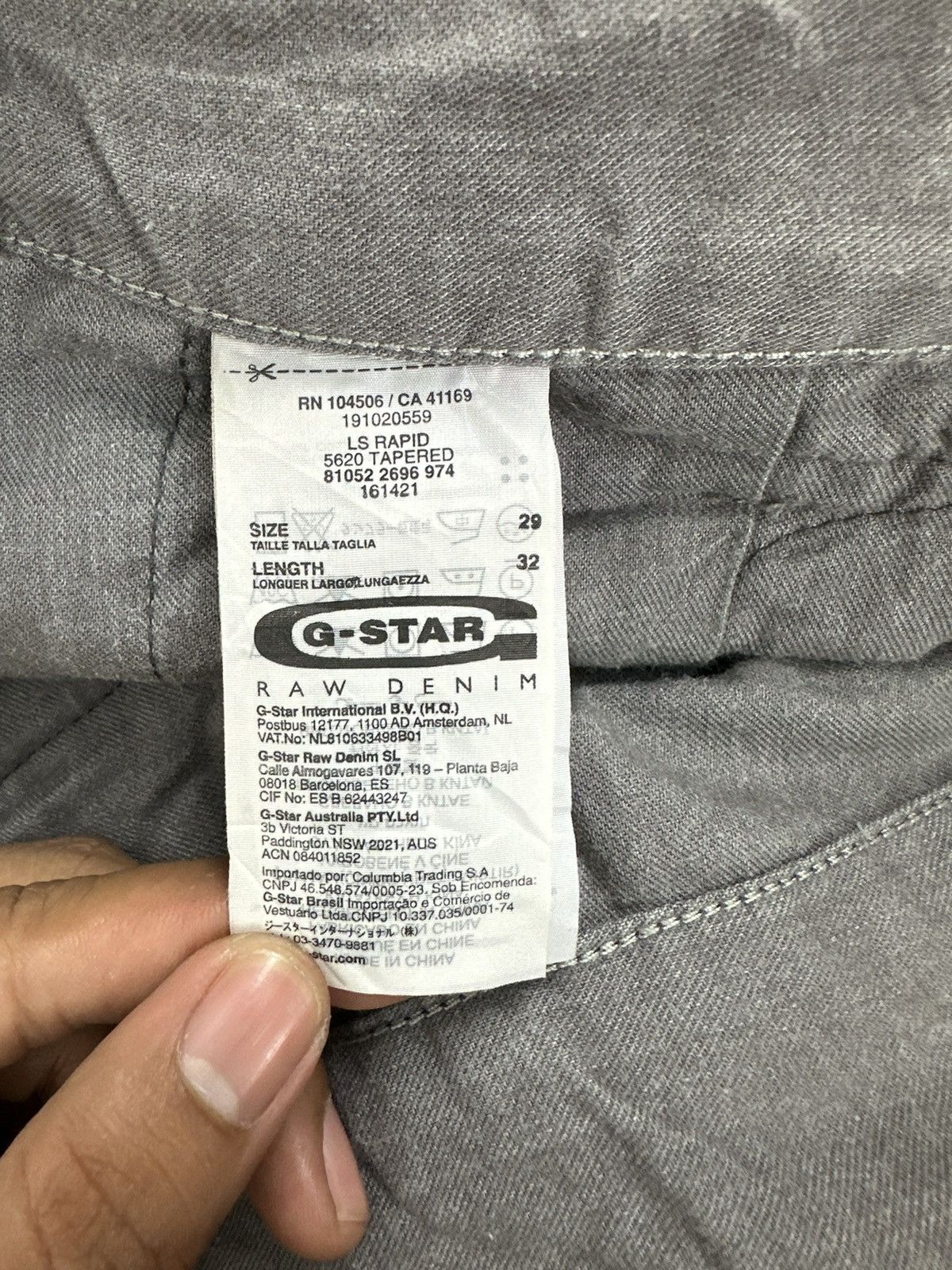 G-Star G STAR RAW DENIM CARGO PANTS MULTIPOCKET STREETWEAR Size US 30 / EU 46 - 24 Thumbnail