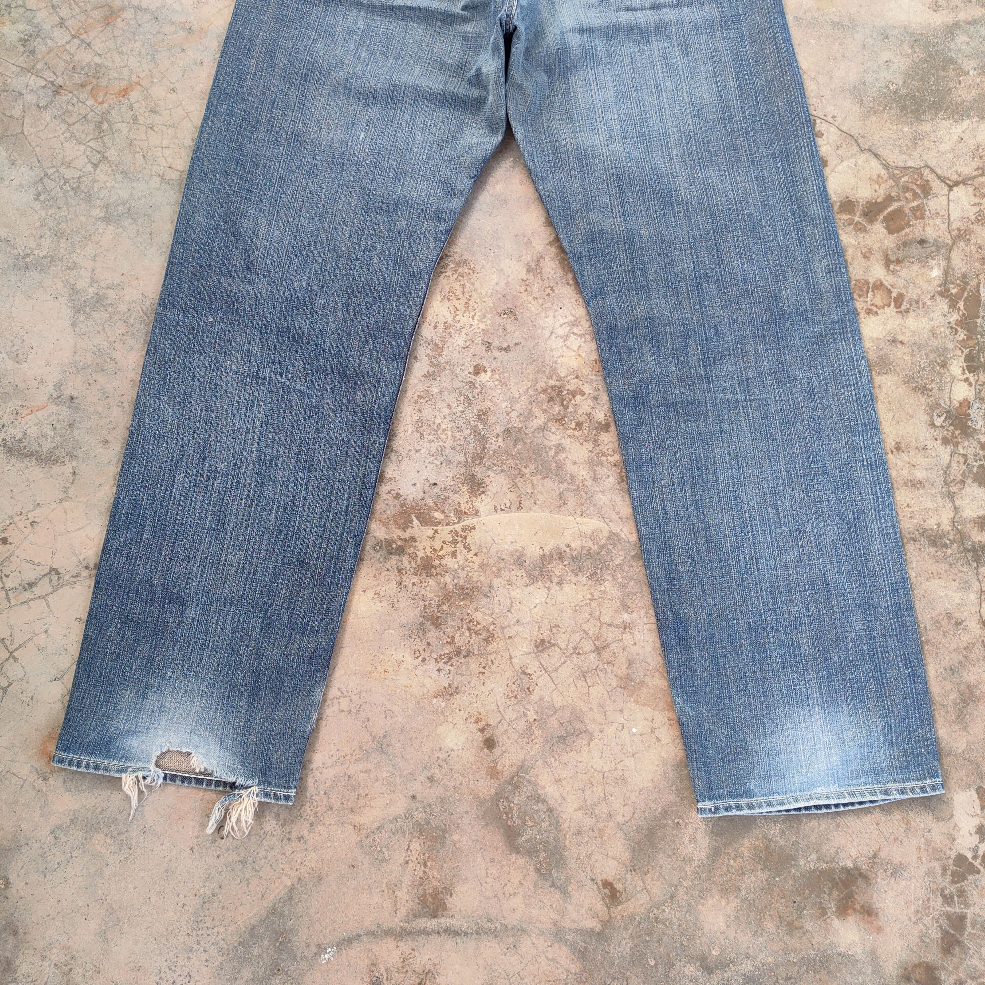 Levi's Vintage Clothing VINTAGE LEVI'S 503 FADED DISTRESSED JEAN DENIM PANTS Size US 36 / EU 52 - 11 Thumbnail