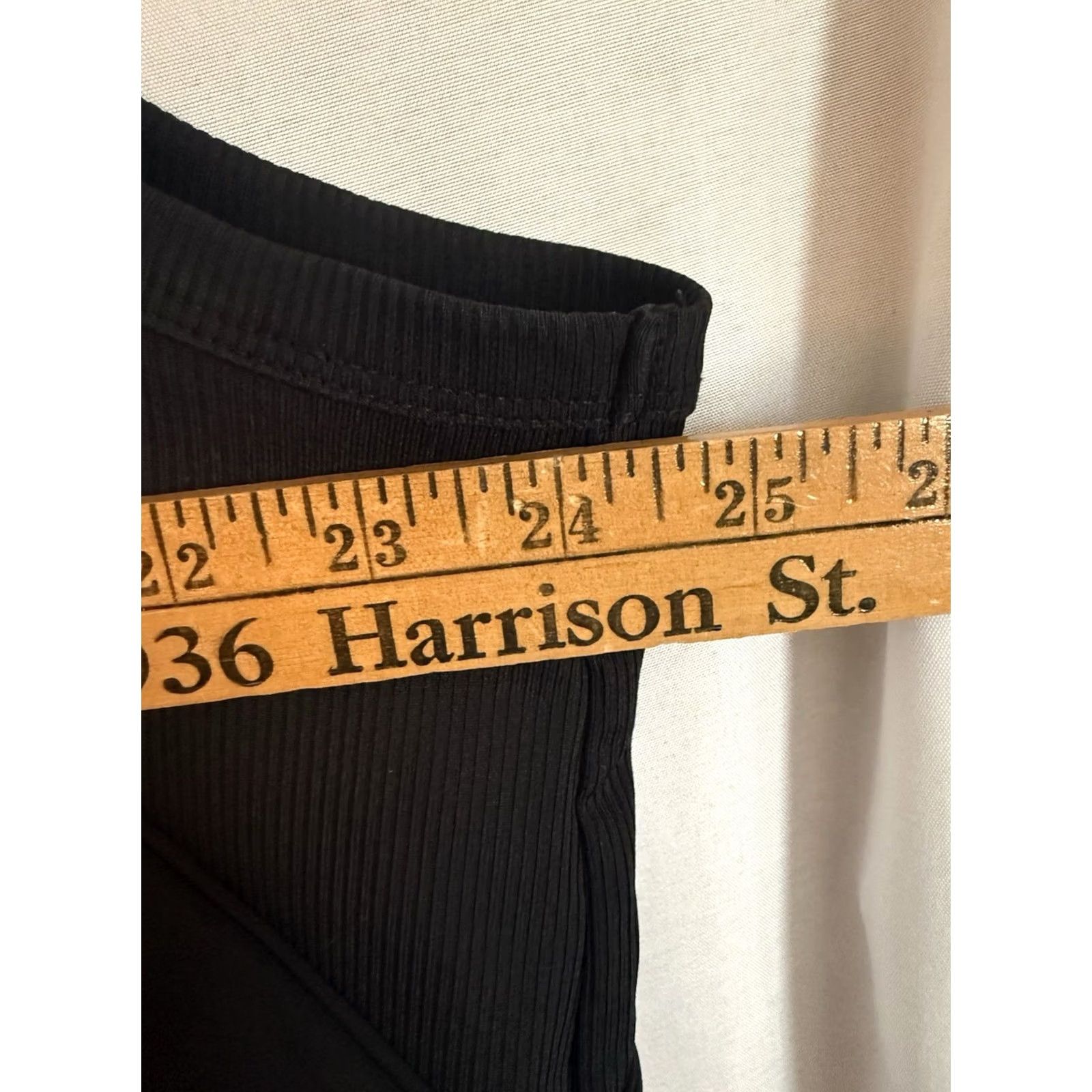 Vintage Maurices Womens Black 2X Athletic Style Tank Stretchy Gym Workout Sleeveless Top Size XXL / US 16-18 / IT 52-54 - 5 Thumbnail