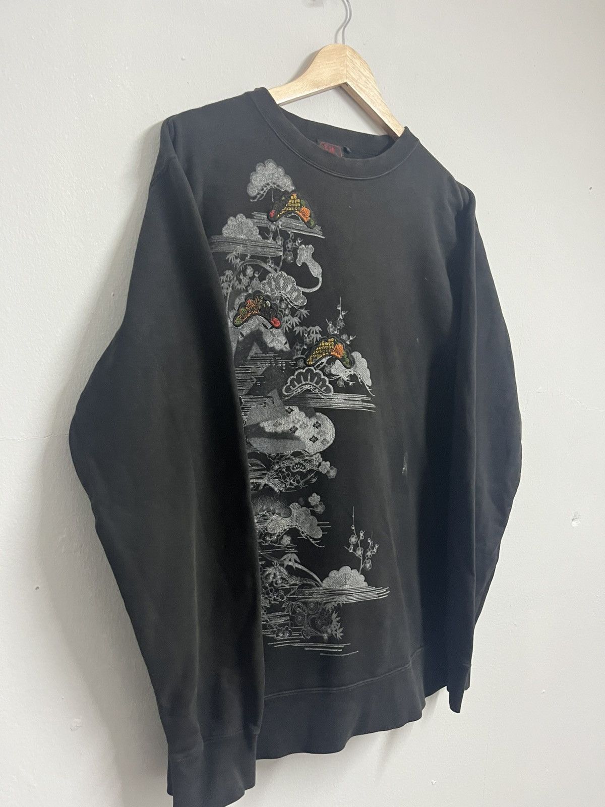 Karakuri Tamashii 💥Distressed and faded SUKAJAN MOTIVE Screen Japanese Size US M / EU 48-50 / 2 - 2 Thumbnail