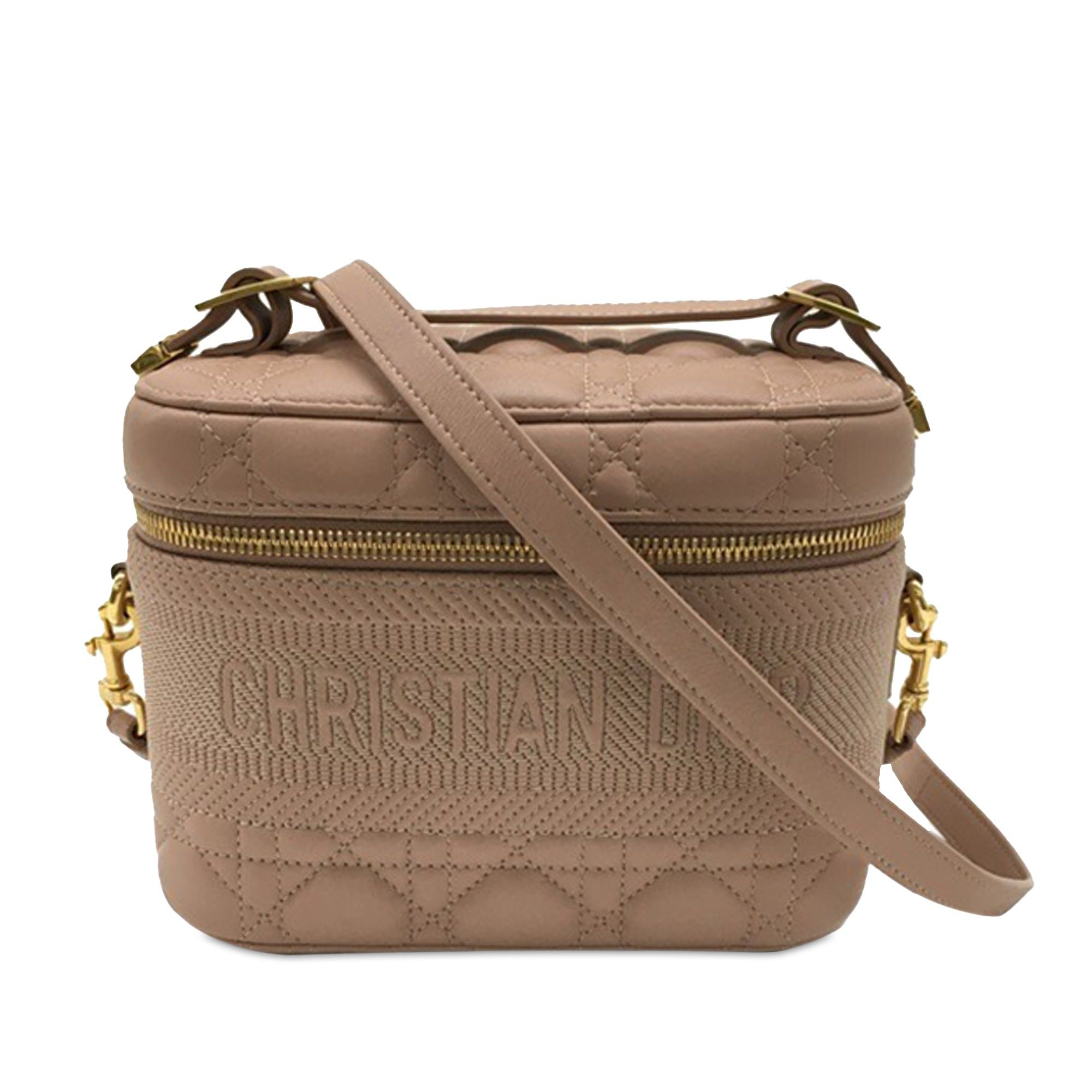 Dior Dior Small DiorTravel Vanity Bag Brown Size ONE SIZE - 1 Thumbnail