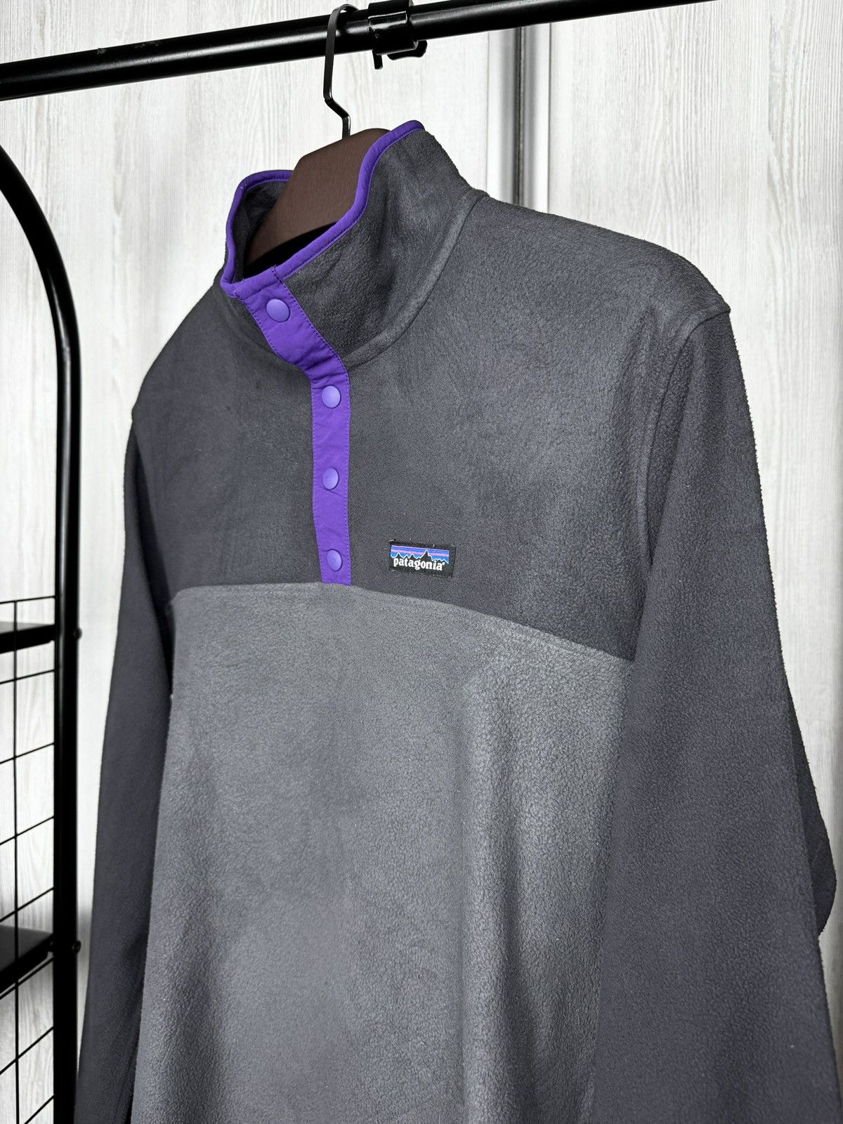 Patagonia Patagonia Micro D Snap-T Forge Grey Pullover size L Size US L / EU 52-54 / 3 - 5 Thumbnail