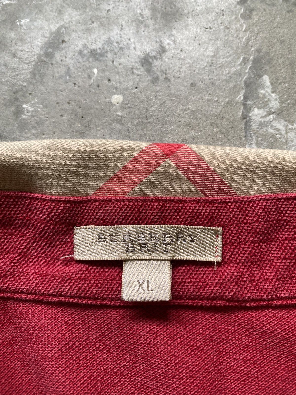 Burberry Burberry Brit Nova Check Polo Shirt Size US XL / EU 56 / 4 - 8 Thumbnail