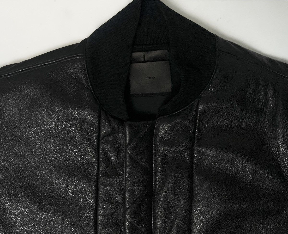 FULL GRAINED LEATHER JACKET RUNWAY PIECE