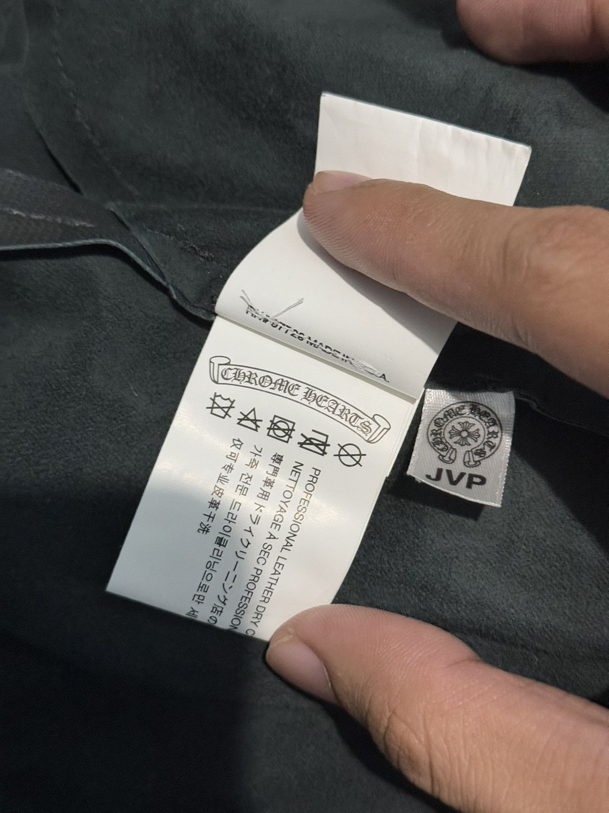 Chrome Hearts 1of1 Chrome Hearts - Lambskin Camou oversized Leather Jacket Size US L / EU 52-54 / 3 - 8 Thumbnail