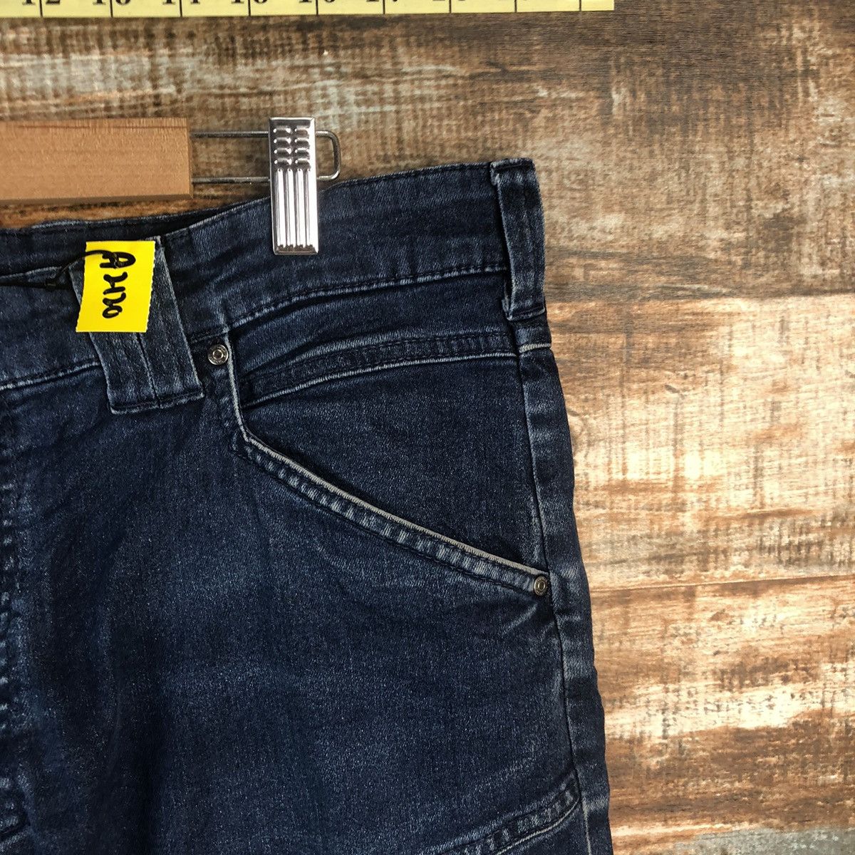 Japanese Brand Field Core Blue Distressed Denim Pants #A2115 Size US 35 - 8 Thumbnail