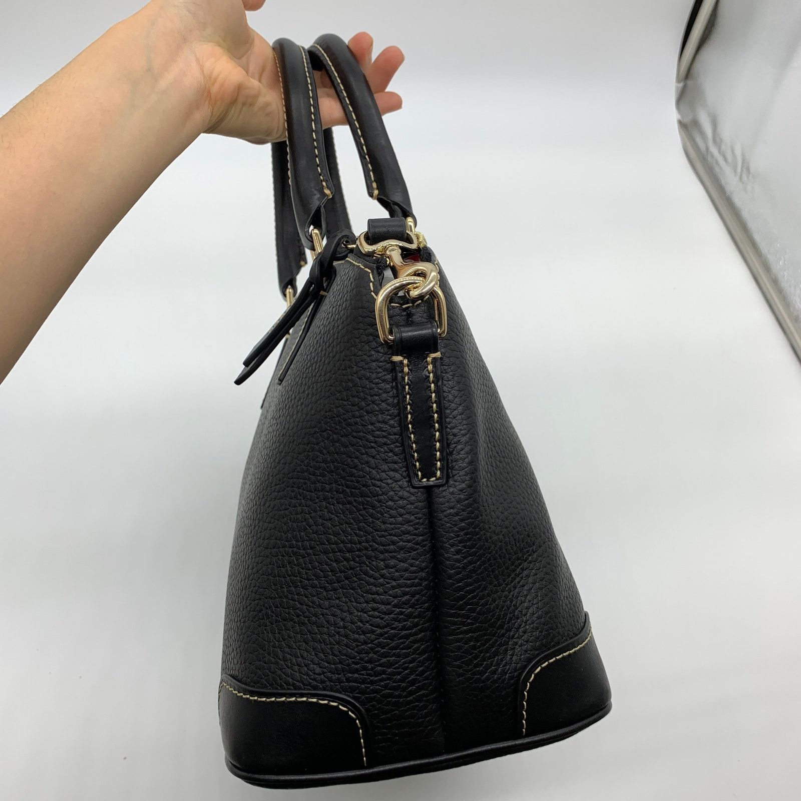 Dooney & Bourke Dooney & Bourke Black Satchel Shoulder Bag with Crossbody Size ONE SIZE - 9 Thumbnail