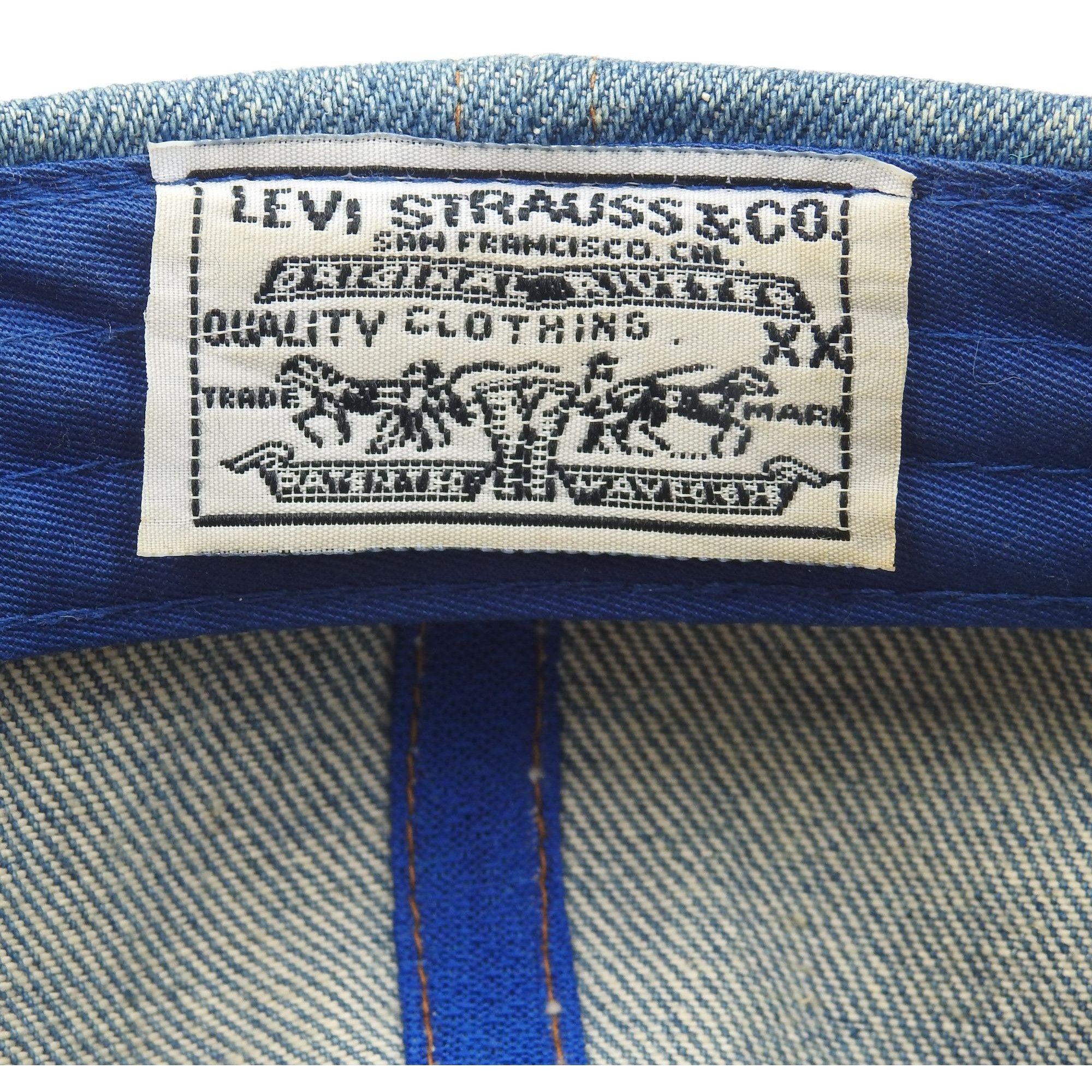 Levi's Vintage Levi's Levi Strauss Denim Strapback Trucker Light Wa Size ONE SIZE - 10 Thumbnail