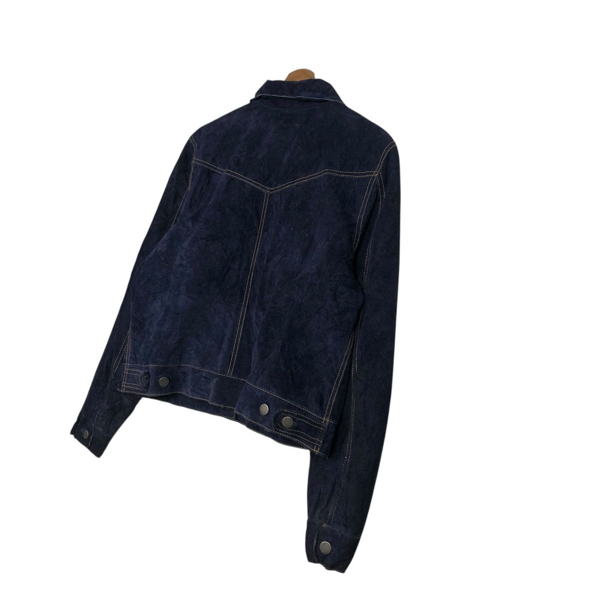 Isaac Mizrahi 🔥VINTAGE CROPPED GENUINE LEATHER JACKET BIKER ISAAC MIZRAHI Size L / US 10 / IT 46 - 12 Thumbnail