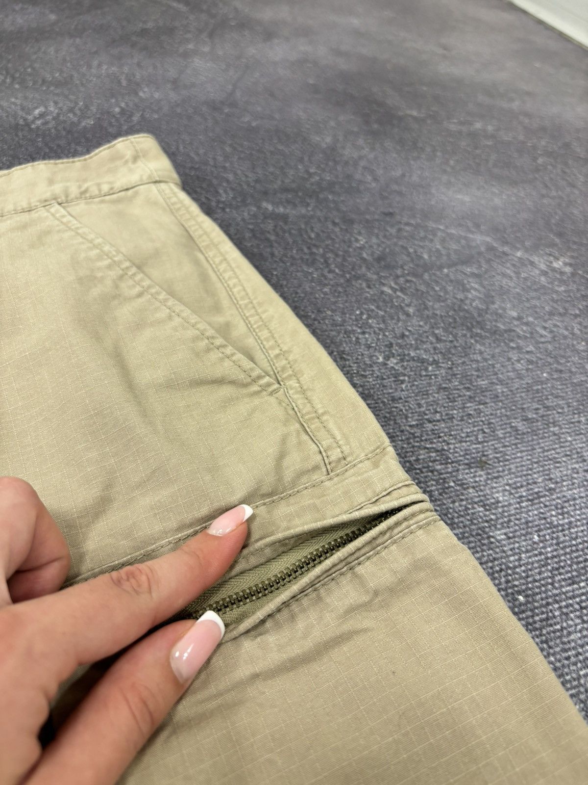 Nike Vintage Nike Y2K Military Hype Utility Swoosh Cargo Shorts Size US 36 / EU 52 - 6 Thumbnail