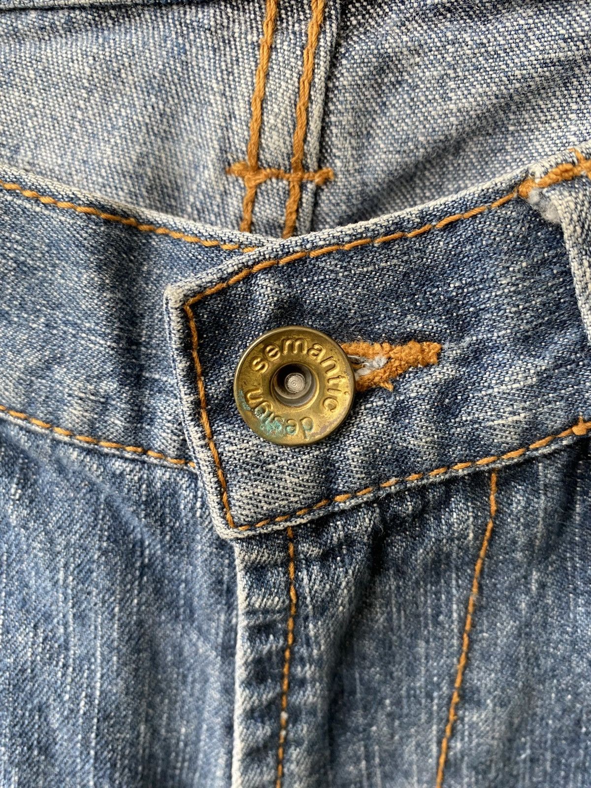 semanticdesign semanticdesign Short Jeans Denim Japanese Distressed Vintage Size US 30 / EU 46 - 7 Thumbnail