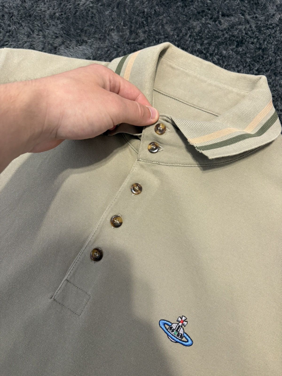 Vivienne Westwood Vivienne Westwood Basic Orb Logo Polo Size US L / EU 52-54 / 3 - 4 Thumbnail