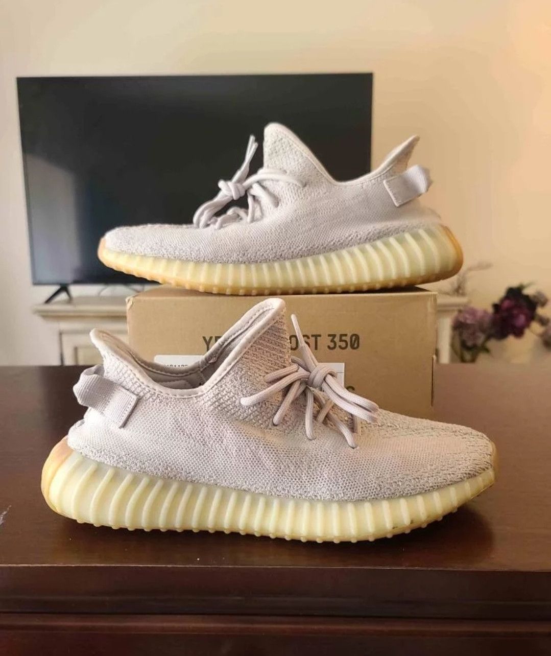 Adidas Yeezy Boost 350 V2 Sesame Size US 12 / EU 45 - 2 Thumbnail