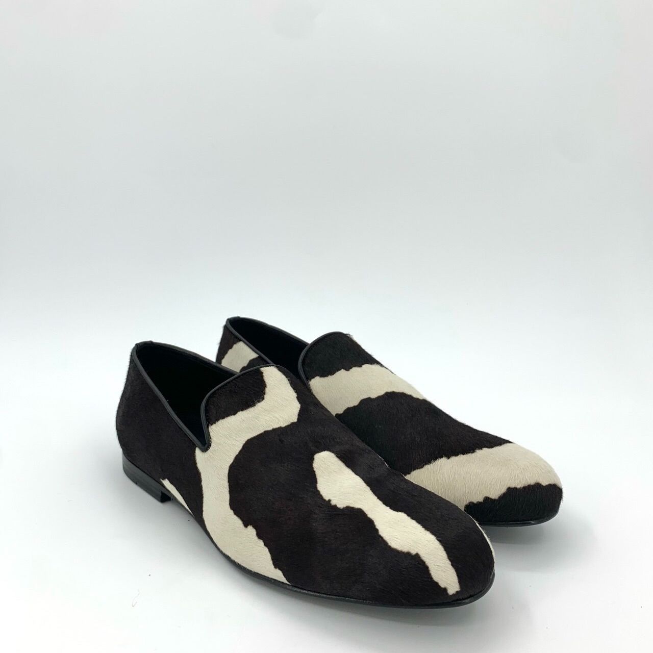 Jimmy Choo Jimmy Choo Zebra Print Suede Slip-On Shoes, Size 40 Size US 7 / EU 40 - 7 Thumbnail