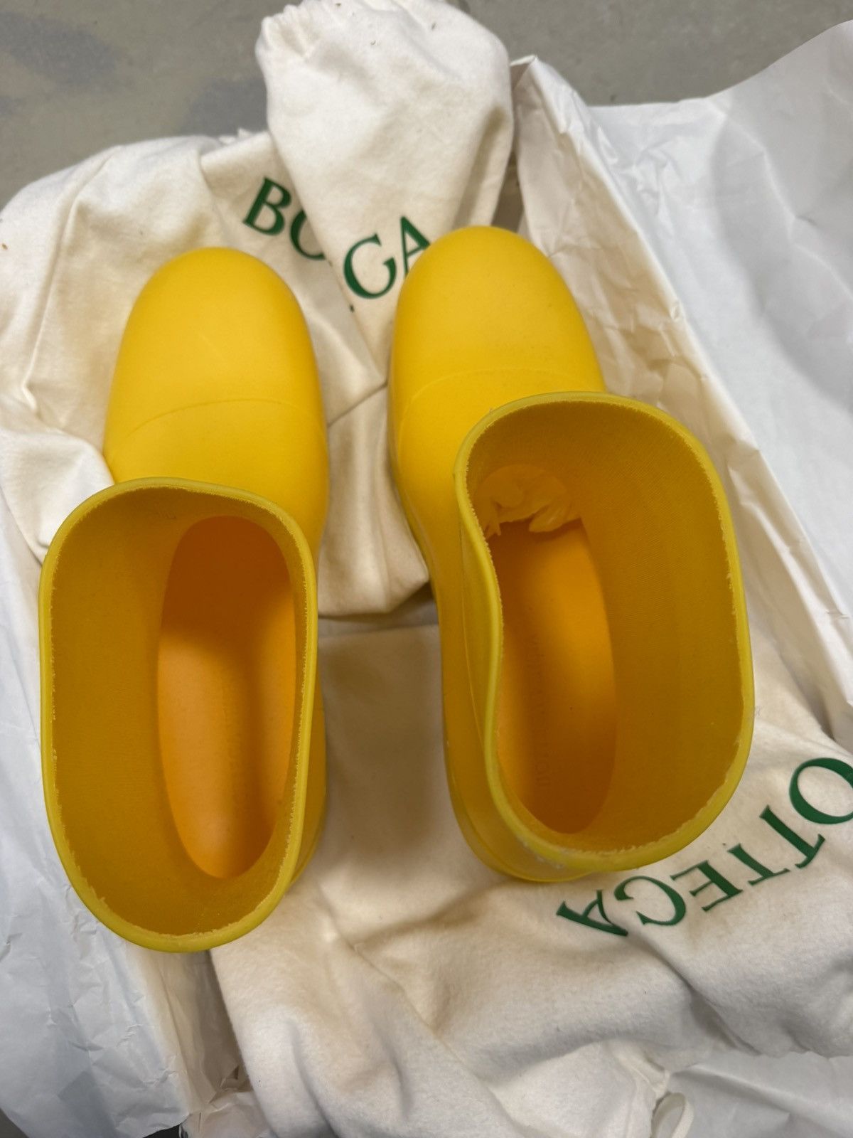 Bottega Veneta Bottega Puddle Boots Yellow Size US 10 / EU 43 - 7 Thumbnail