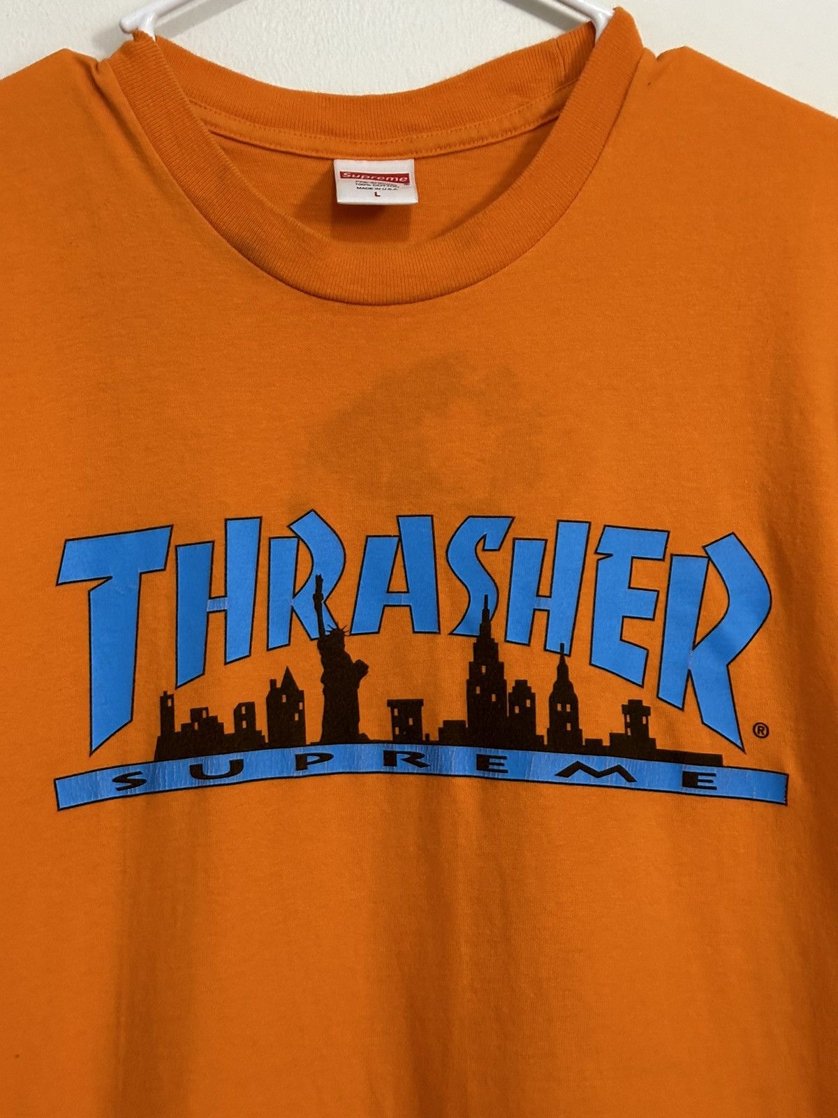 Supreme × Thrasher Supreme Thrasher Skyline Tee Size US L / EU 52-54 / 3 - 2 Thumbnail