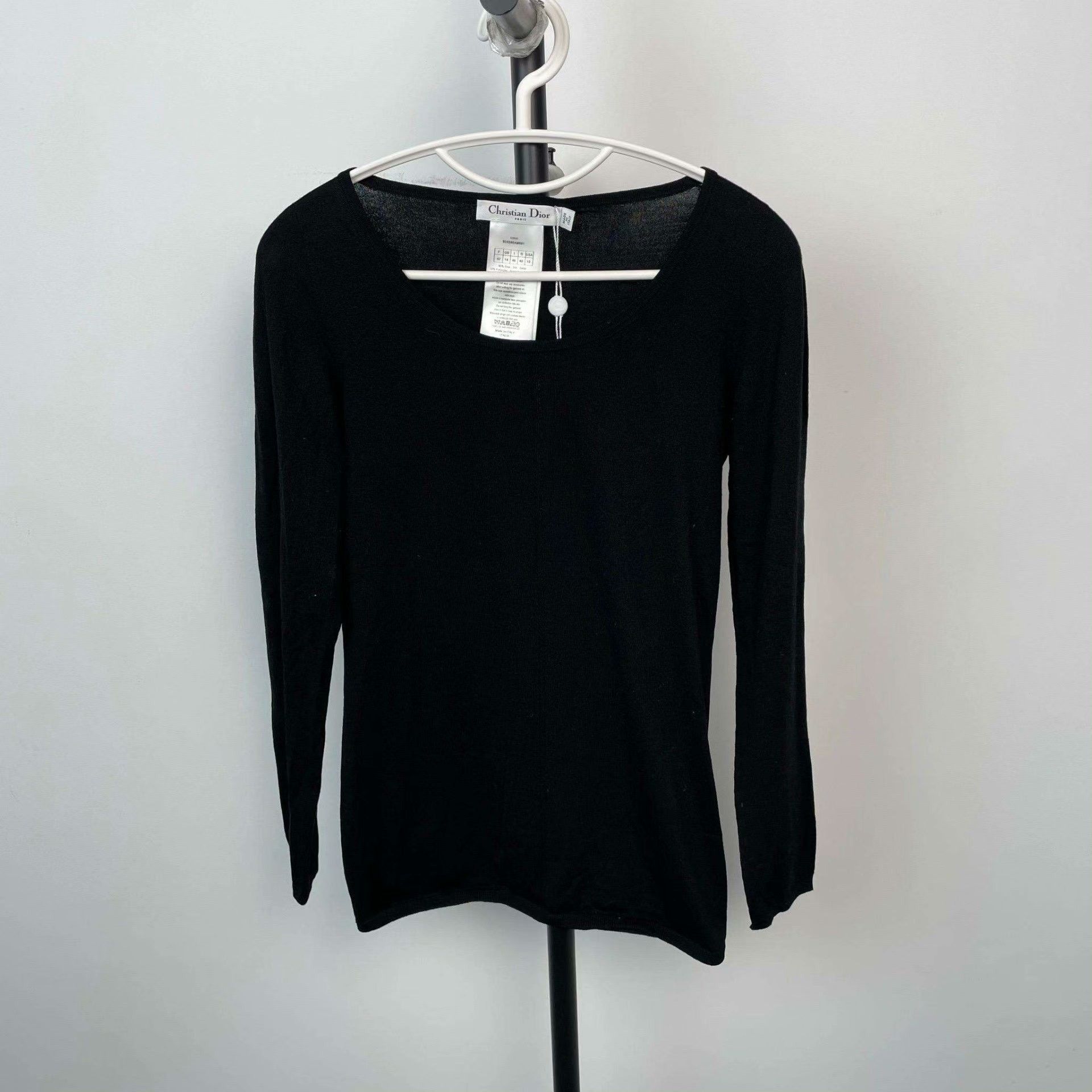 Dior Dior Knit Black Sweater 42 Women Size M / US 6-8 / IT 42-44 - 1 Thumbnail