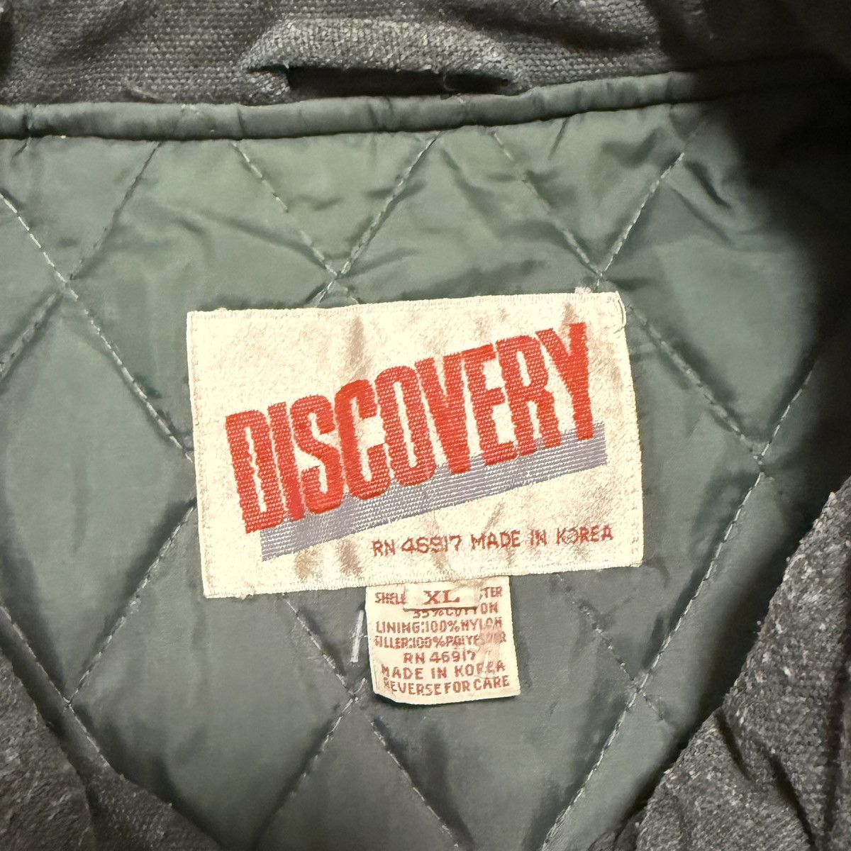 Vintage Discovery Made in Korea Bomber Jacket Coat Size US XL / EU 56 / 4 - 3 Thumbnail