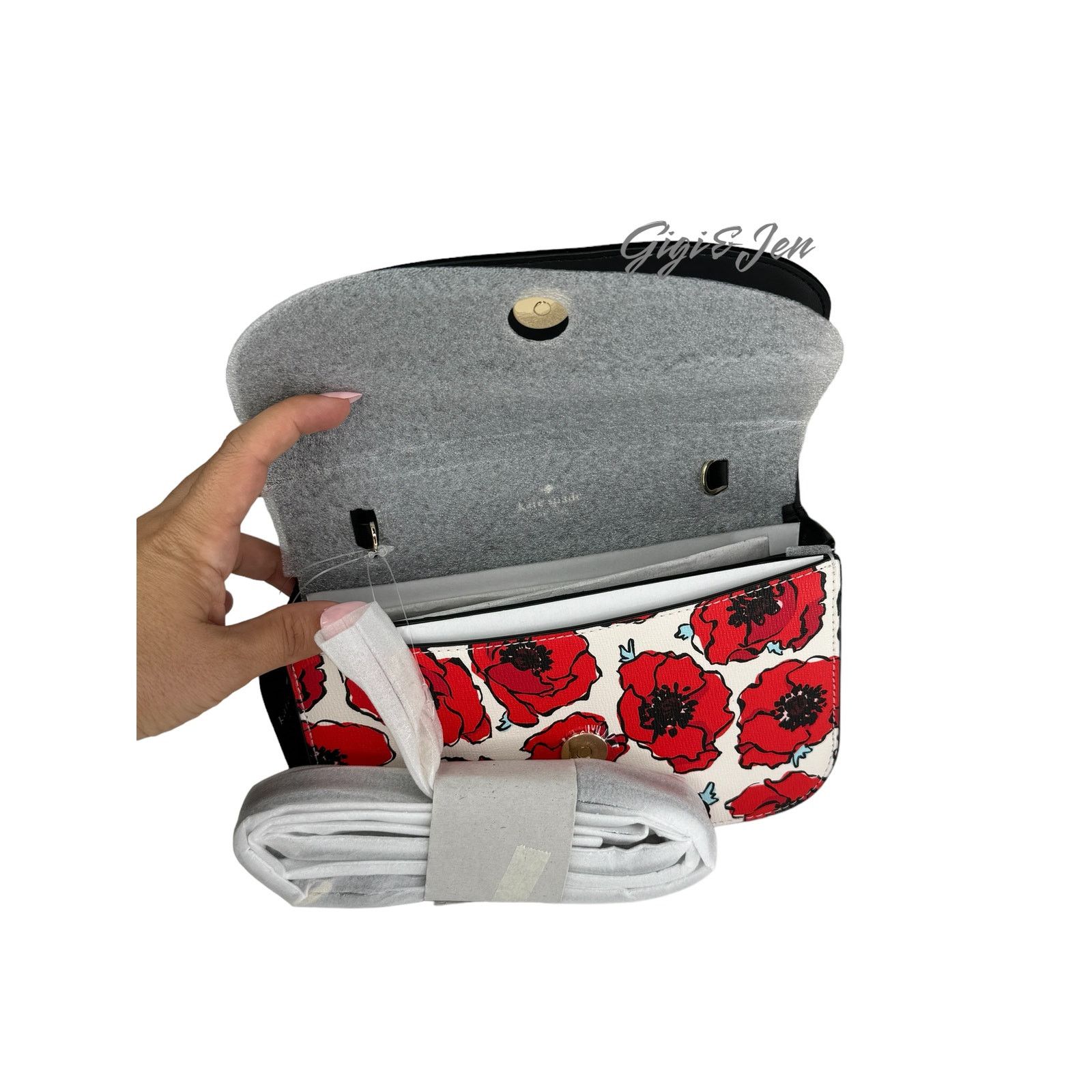 Kate Spade Kate Spade Kristi Chain Flap Floral Crossbody Bag New Size ONE SIZE - 5 Thumbnail