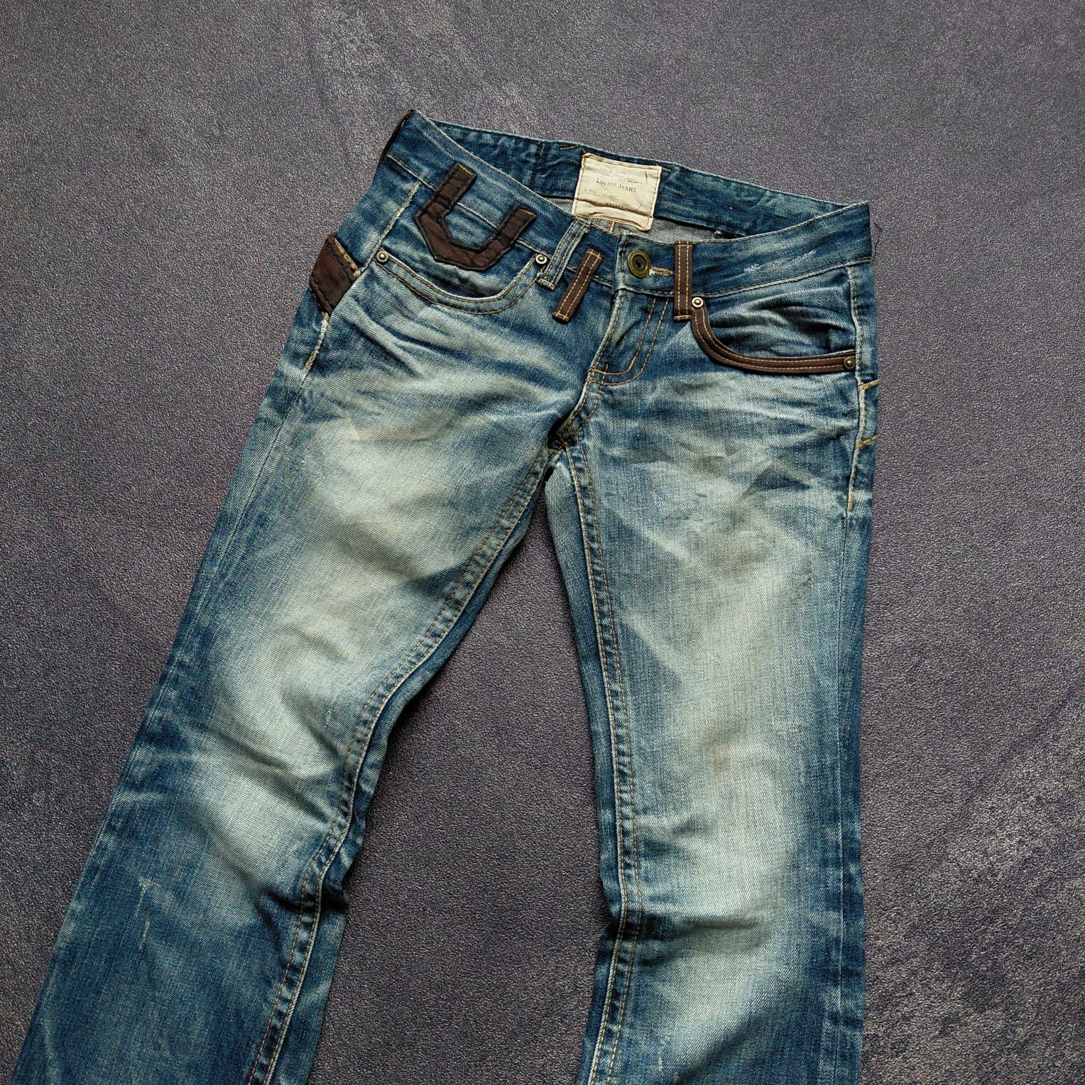 Tornado Mart Yoshitomo Nara Lolita Distresed Flare Jeans Size US 29 - 5 Thumbnail