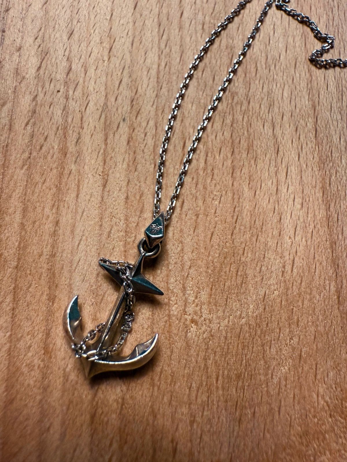 Other Silver Anchor Pendant Necklace – Nautical Charm with Chain Size ONE SIZE - 3 Thumbnail