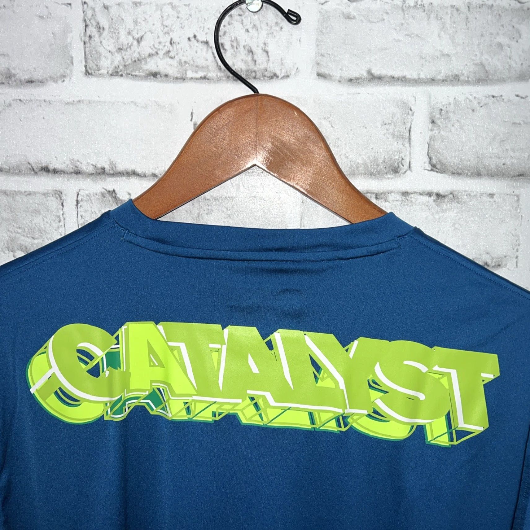 Under Armour Under Armour Catalyst Loose Blue T-Shirt Mens M Athletic Size US M / EU 48-50 / 2 - 5 Thumbnail