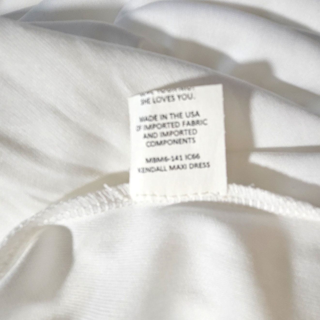 Show Me Your MuMu NWT Show Me Your Mumu Kendall Dress XS Wedding Cake Chiffon Size XS / US 0-2 / IT 36-38 - 8 Thumbnail