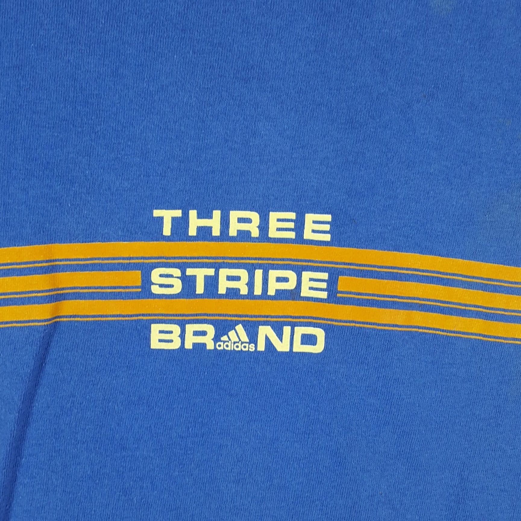 Adidas Vintage Adidas T-Shirt Men Medium Blue Distressed Retro Sports 90s Y2K Logo Fade Size US M / EU 48-50 / 2 - 4 Thumbnail