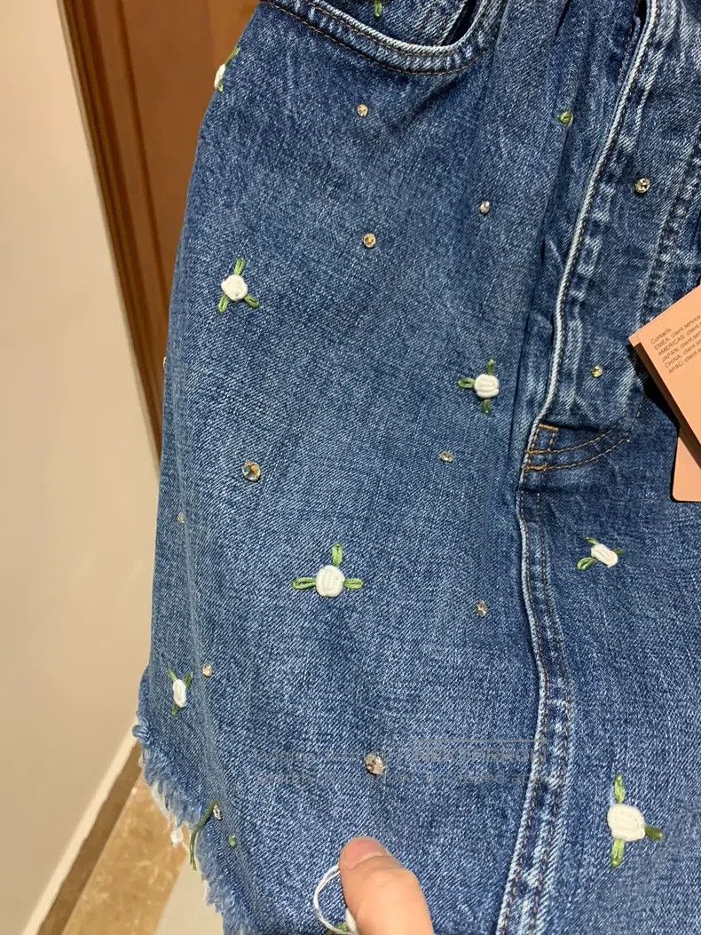 Miu Miu Miu Miu 36 Cowboy overskirt Size 35" - 3 Thumbnail