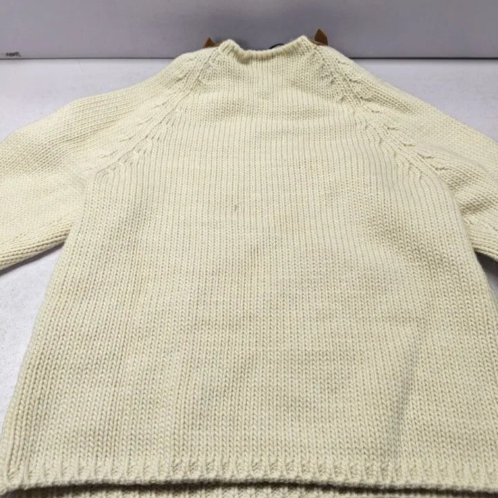 Gucci Gucci Gucci Men's Loose Knit Sweater with Leather Detail - Size US S / EU 44-46 / 1 - 6 Thumbnail
