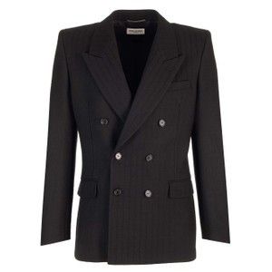 Saint Laurent Paris veste gabardine rayure chainet Size US XS / EU 42 / 0 - 1 Preview
