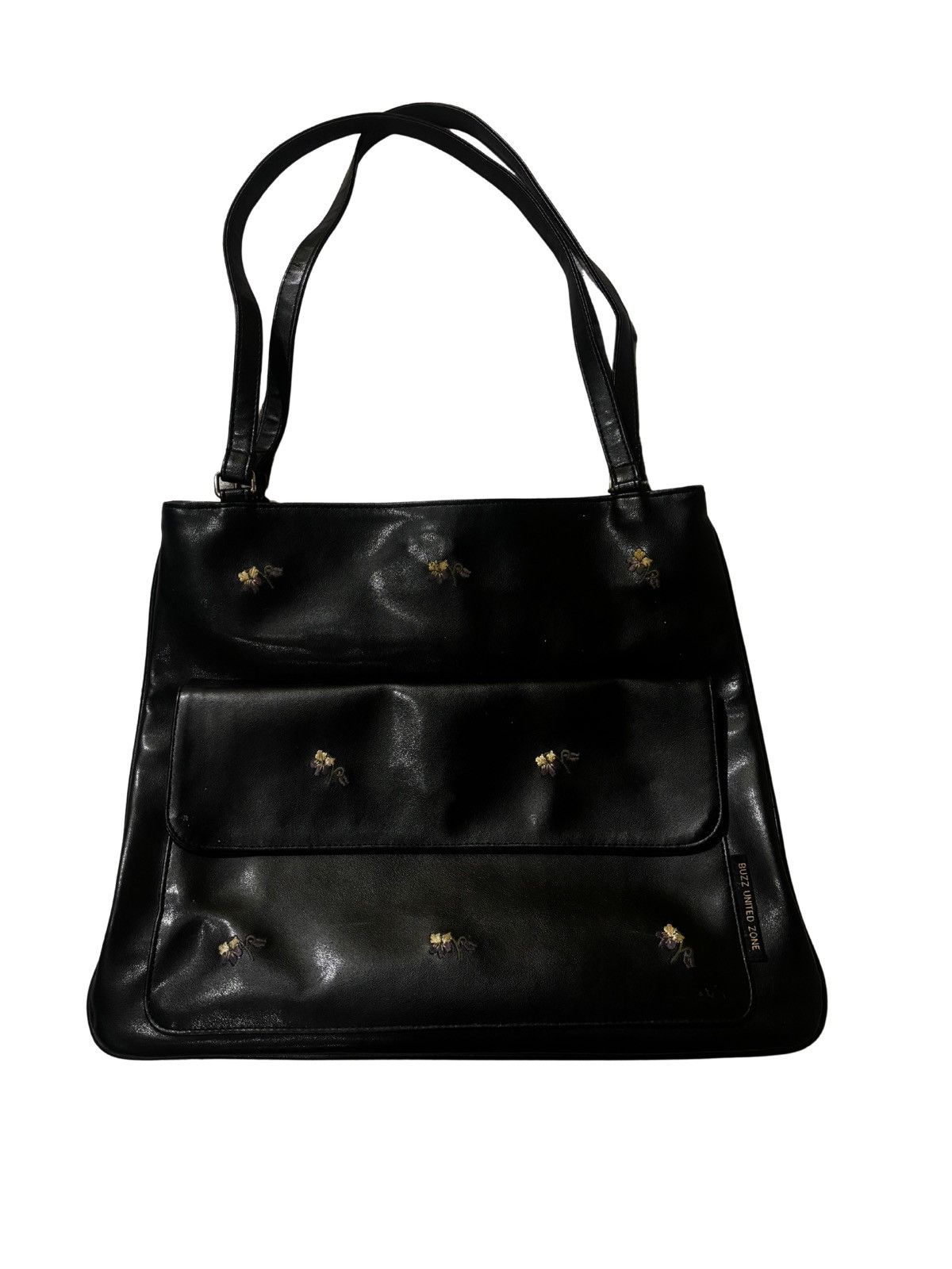 Other Antique black leather embroidered bag Size ONE SIZE - 1 Thumbnail