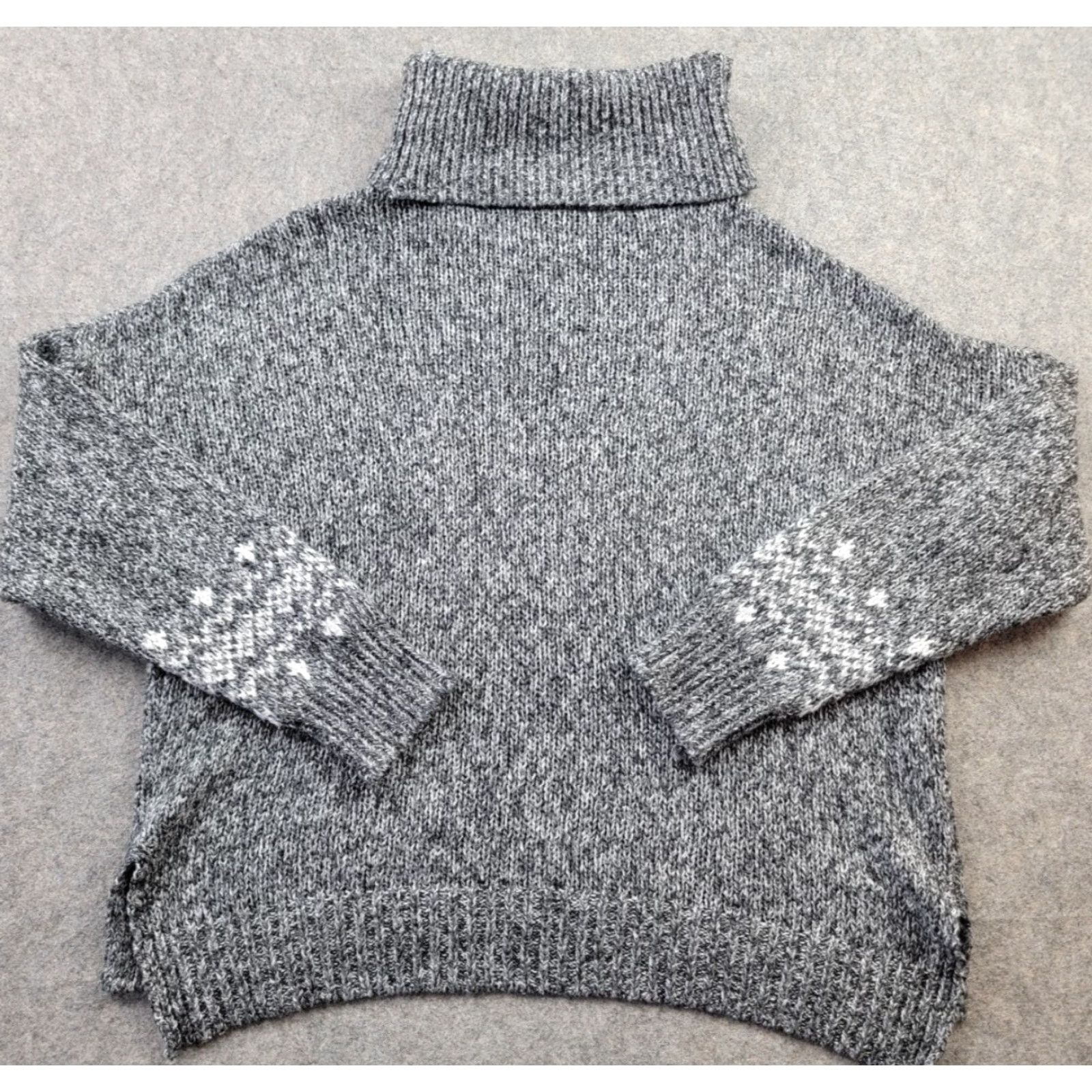 Garage Garage Sweater Womens Medium Gray Pullover Turtleneck Knit Winter Casual Size M / US 6-8 / IT 42-44 - 7 Thumbnail
