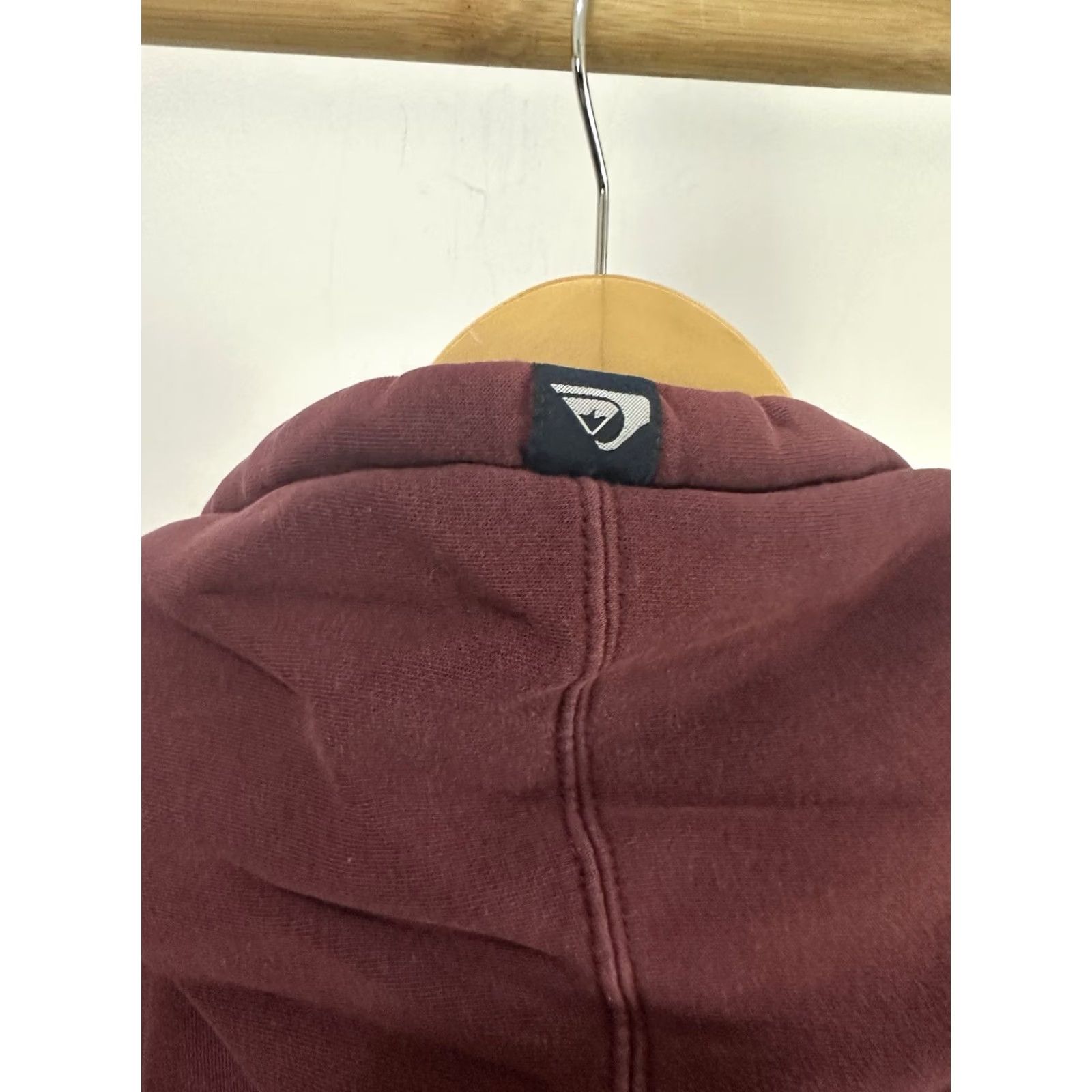 Quiksilver VINTAGE Quiksilver Hoodie Sweatshirt Maroon XL Y2K Surf Skate Faded Worn Distressed Mens Size US XL / EU 56 / 4 - 6 Thumbnail