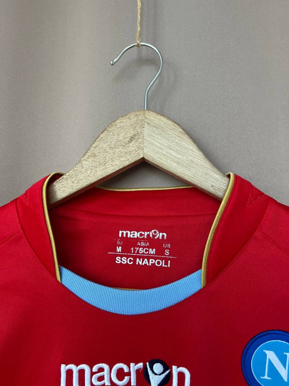 Macron Napoli 2009/10 Third Football Jersey Quagliarella Size S/M Size US S / EU 44-46 / 1 - 10 Thumbnail