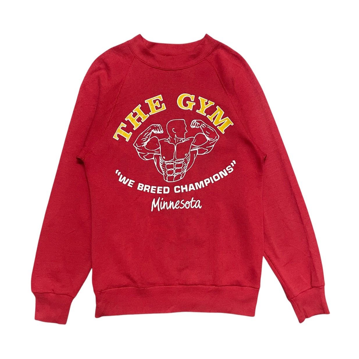 Soffe × Vintage Vintage 80s The Gym Minnesota Crewneck Sweatshirt Size US S / EU 44-46 / 1 - 1 Thumbnail