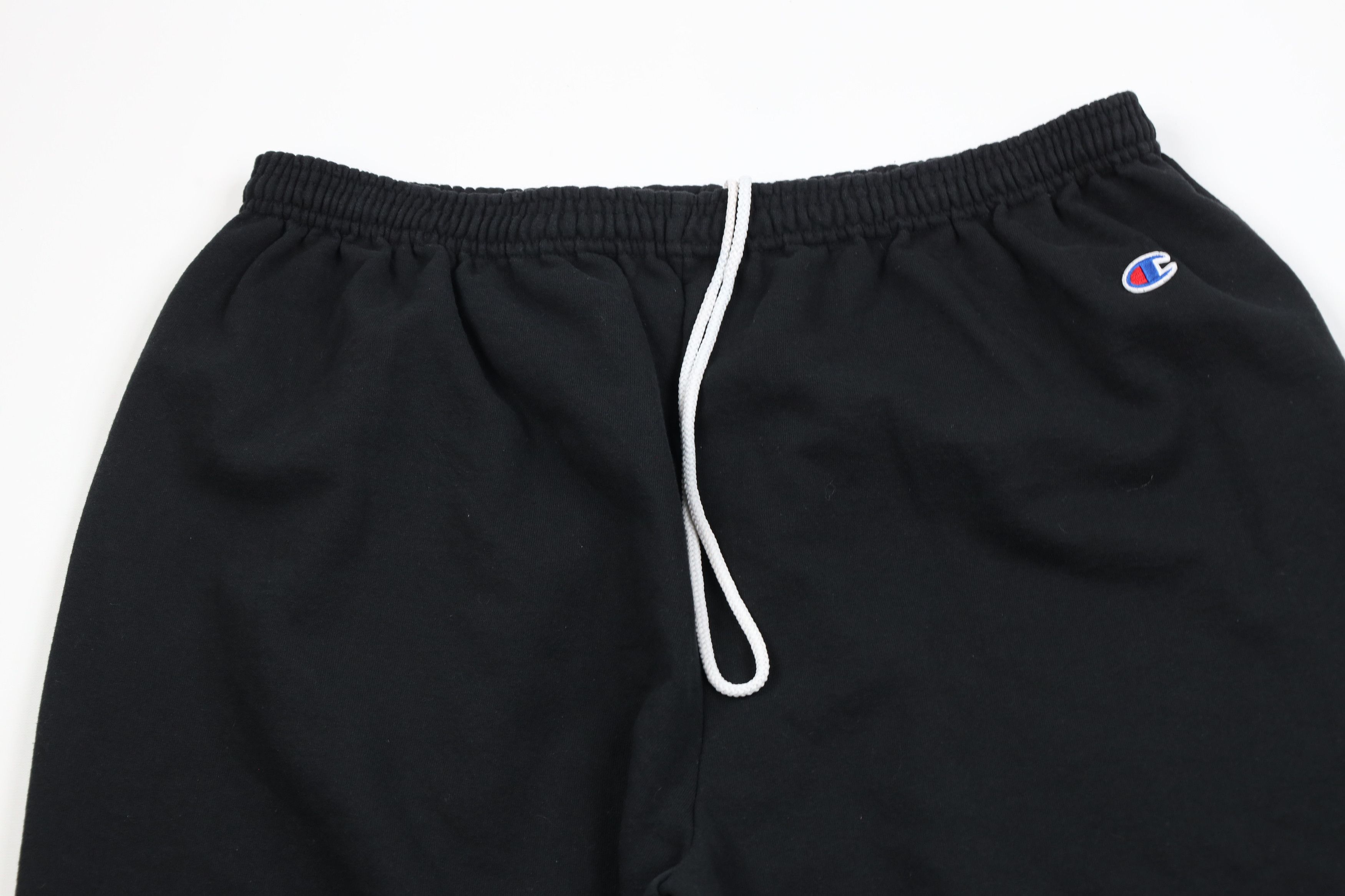Champion × Vintage Vintage Champion Heavyweight Cuffed Sweatpants Joggers Black Size US 40 / EU 56 - 2 Thumbnail
