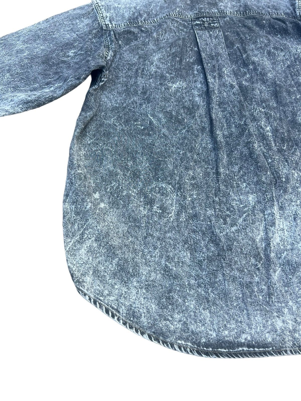 Edwin Vintage Edwin Japan Acid Washed Double Pocket Oversize Shirt Size US M / EU 48-50 / 2 - 10 Thumbnail