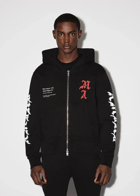 Amiri o1y0525 Logo Hoodie in Black Size US S / EU 44-46 / 1 - 3 Thumbnail