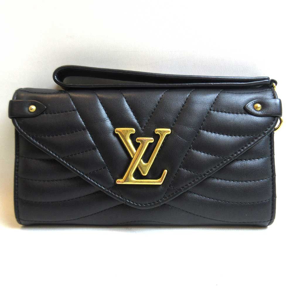 Louis Vuitton Wave Long Wallet Noir Black