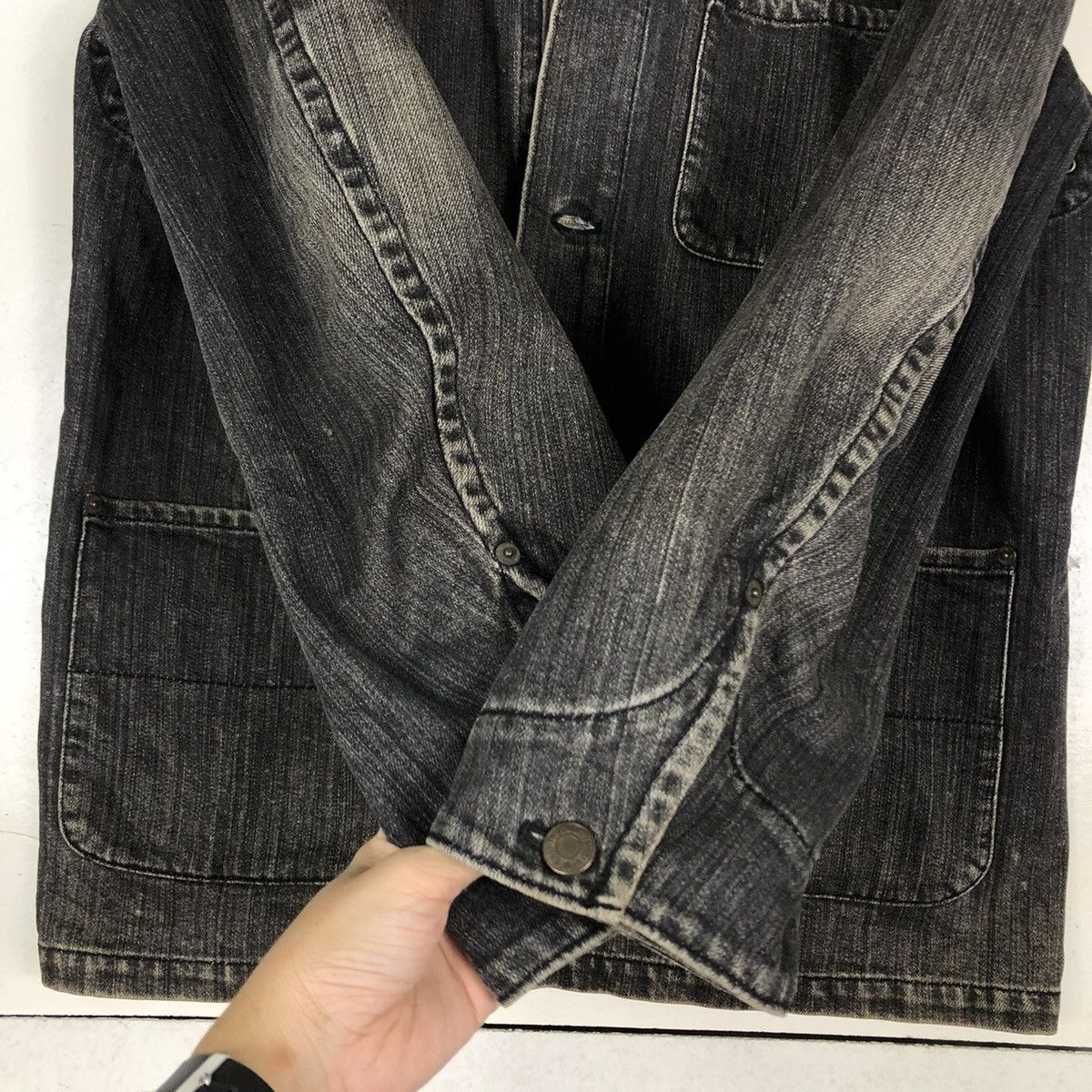 Vintage 🔥VTG CHORE WORK JACKET 23KU HOMME ISSEY MIYAKE Size US M / EU 48-50 / 2 - 15 Thumbnail