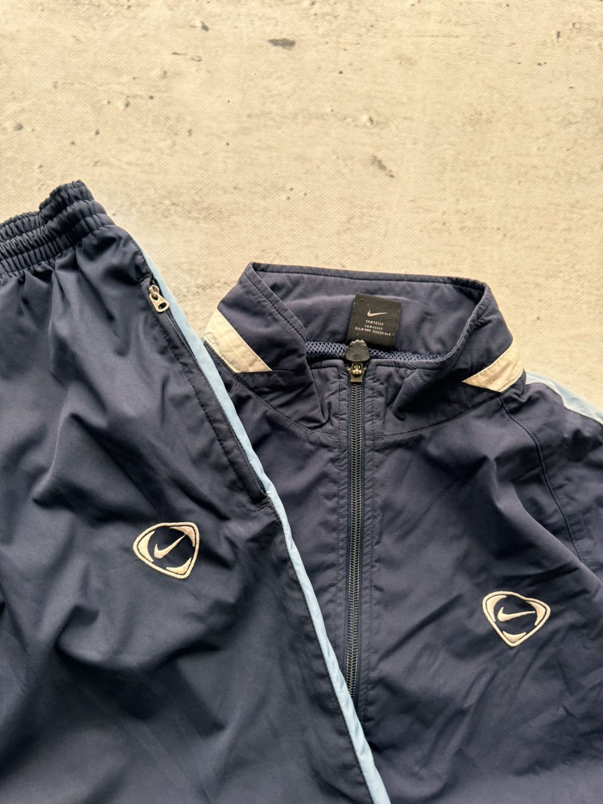 Nike × Vintage NIKE VINTAGE OVERSIZE DRIL TRACK SUIT Y2k Size US L / EU 52-54 / 3 - 5 Thumbnail
