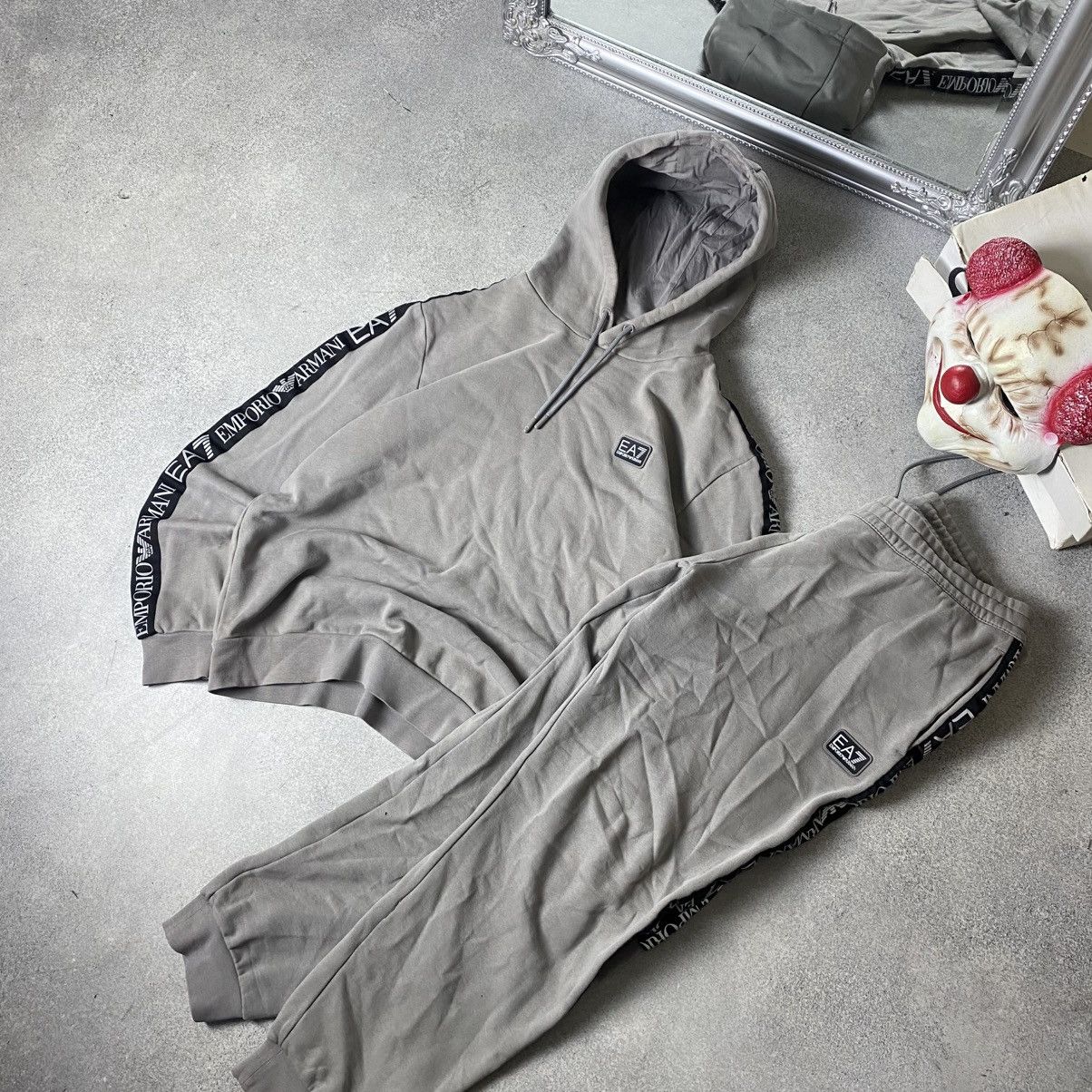 Armani Vintage Emporio Armani Track Suit EA7 Lamps Hoodie + Pants Size US L / EU 52-54 / 3 - 1 Thumbnail