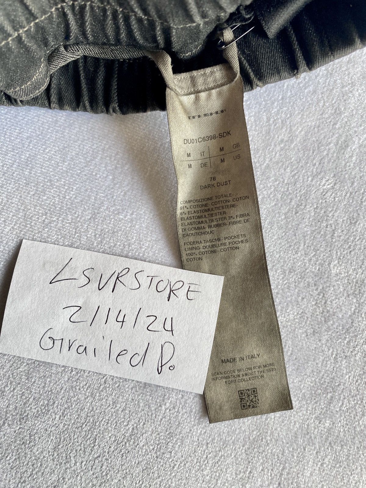Rick Owens Rick Owens DRKSHDW Double Cargo Jumbo Belas EDFU23 DRKDUST M Size US 32 / EU 48 - 3 Thumbnail