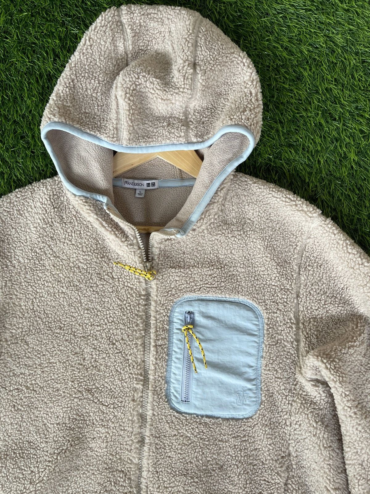 JW Anderson × Uniqlo LastDrop🔥Rare‼️J.W.Anderson Uniqlo Fleece Zipper HoodedJacket Size US L / EU 52-54 / 3 - 14 Thumbnail