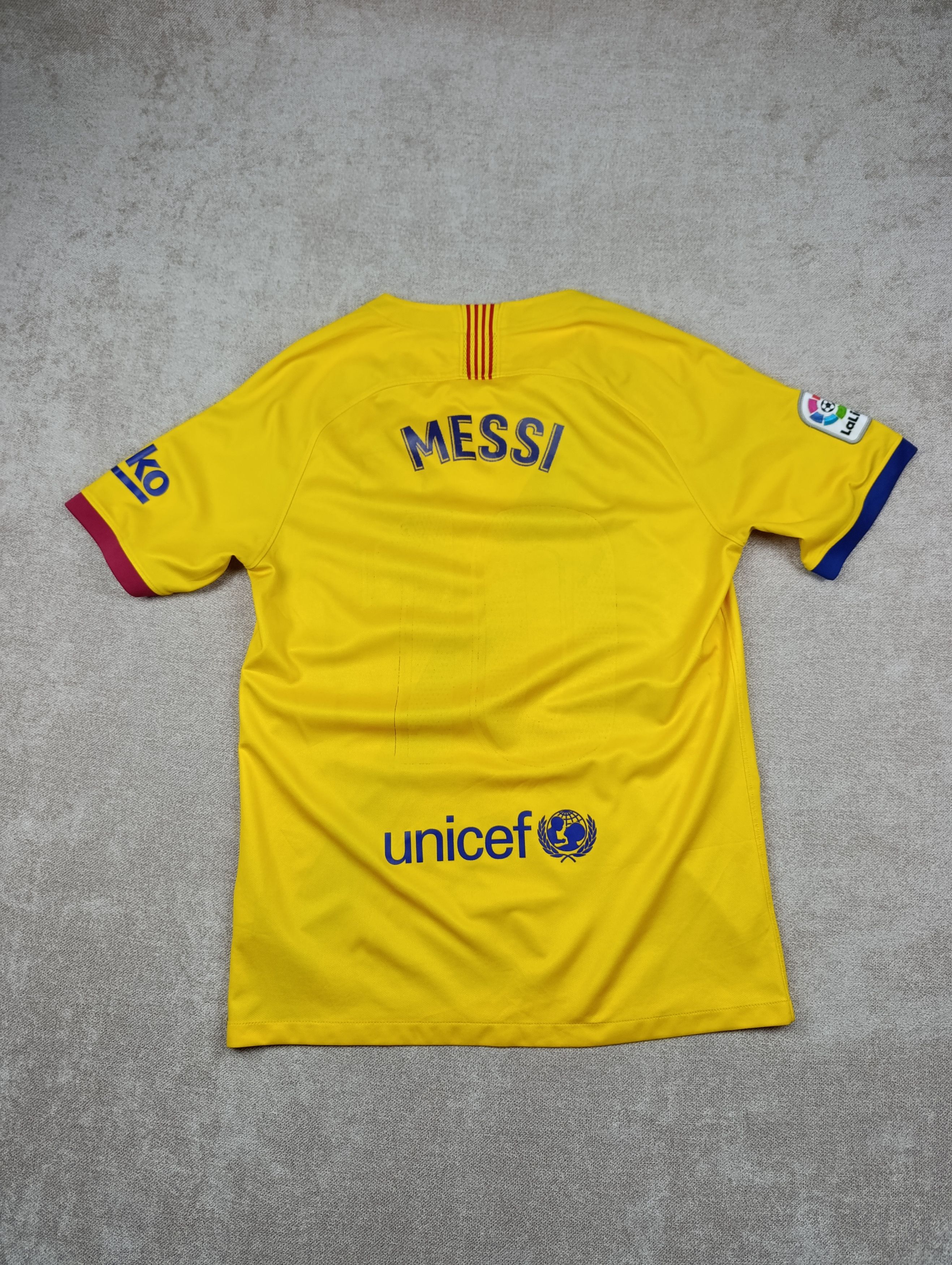 Nike NIKE BARCELONA 2019\20 AWAY FOOTBALL SHIRT JERSEY #10 MESSI Size US M / EU 48-50 / 2 - 14 Thumbnail